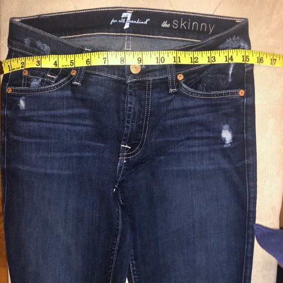7 For All Mankind Skinny Jeans - Picture 2 of 7